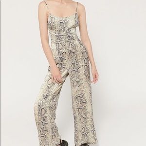 Urban Outfitters Snakeskin Jumpsuit